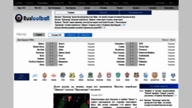 What Rusfootball.info website looked like in 2021 (3 years ago)