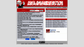 What Rojadirecta.eu website looked like in 2021 (3 years ago)