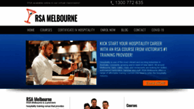 What Rsamelbourne.com.au website looked like in 2021 (3 years ago)