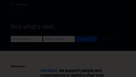 What Randstad.ca website looked like in 2021 (3 years ago)