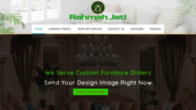 What Rahmahjati.com website looked like in 2021 (3 years ago)