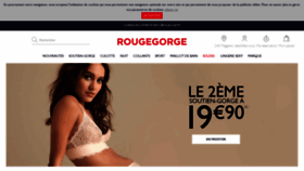 What Rougegorge.com website looked like in 2021 (3 years ago)