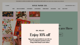 What Riflepaperco.com website looked like in 2021 (3 years ago)