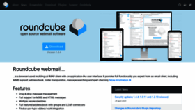 What Roundcube.net website looked like in 2021 (3 years ago)