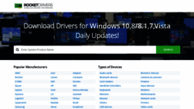 What Rocketdrivers.com website looked like in 2021 (3 years ago)