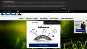 What Reifendirekt.de website looked like in 2021 (3 years ago)