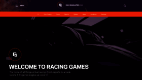 What Racinggames.gg website looked like in 2021 (3 years ago)
