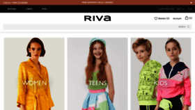 What Rivafashion.com website looked like in 2021 (3 years ago)