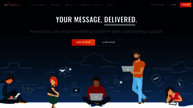 What Reachmail.net website looked like in 2021 (5 years ago)