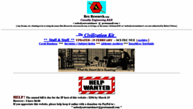 What Rexresearch.com website looked like in 2021 (3 years ago)
