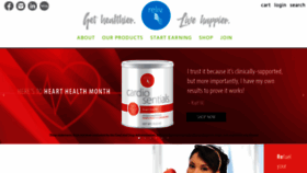 What Reliv.com website looked like in 2021 (4 years ago)