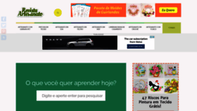 What Revistaartesanato.com.br website looked like in 2021 (3 years ago)
