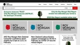 What Roymorgan.com website looked like in 2021 (3 years ago)