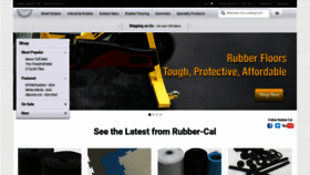 What Rubbercal.com website looked like in 2021 (3 years ago)