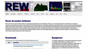What Roomeqwizard.com website looked like in 2021 (4 years ago)