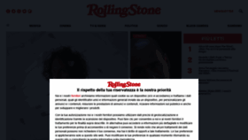 What Rollingstone.it website looked like in 2021 (3 years ago)