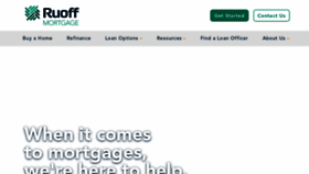 What Ruoff.com website looked like in 2021 (3 years ago)