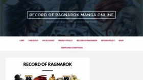 What Recordofragnarok.com website looked like in 2021 (4 years ago)