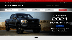 What Readylift.com website looked like in 2021 (3 years ago)
