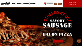 What Roundtablepizza.com website looked like in 2021 (3 years ago)