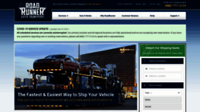 What Roadrunnerautotransport.com website looked like in 2021 (3 years ago)