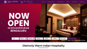 What Royalorchidhotels.com website looked like in 2021 (3 years ago)
