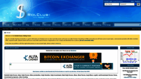 What Rolclub.com website looked like in 2021 (3 years ago)