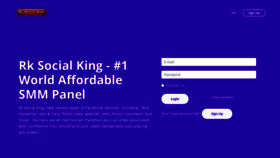 What Rksocialking.com website looked like in 2021 (3 years ago)