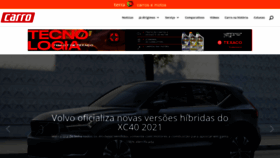 What Revistacarro.com.br website looked like in 2021 (3 years ago)