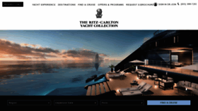 What Ritzcarltonyachtcollection.com website looked like in 2021 (3 years ago)