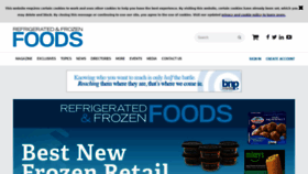 What Refrigeratedfrozenfood.com website looked like in 2021 (3 years ago)