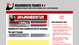 What Roja-directa.fr website looked like in 2021 (3 years ago)