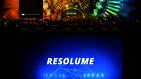 What Resolume.com website looked like in 2021 (3 years ago)