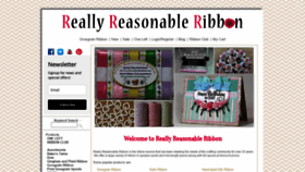 What Reasonableribbon.com website looked like in 2021 (3 years ago)
