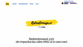 What Redirectioneaza.ro website looked like in 2021 (3 years ago)