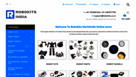 What Robokits.co.in website looked like in 2021 (3 years ago)