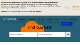 What Randstad.nl website looked like in 2021 (3 years ago)