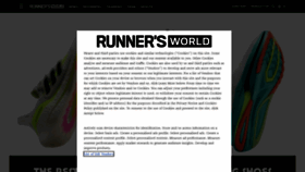 What Runnersworld.co.uk website looked like in 2021 (3 years ago)