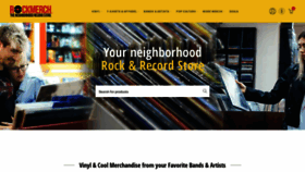 What Rockmerch.com website looked like in 2021 (3 years ago)