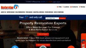What Restoration1.com website looked like in 2021 (3 years ago)
