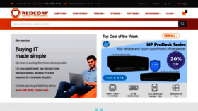 What Redcorp.com website looked like in 2021 (3 years ago)