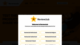 What Reviewclub.com website looked like in 2021 (3 years ago)