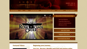 What Rosicrucian.org website looked like in 2021 (3 years ago)
