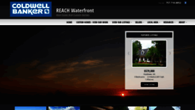 What Reachwaterfront.com website looked like in 2021 (3 years ago)