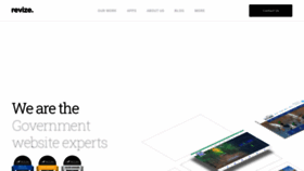What Revize.com website looked like in 2021 (4 years ago)