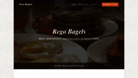What Regobagels.com website looked like in 2021 (3 years ago)