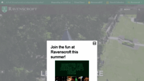 What Ravenscroft.org website looked like in 2021 (5 years ago)