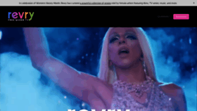 What Revry.tv website looked like in 2021 (5 years ago)