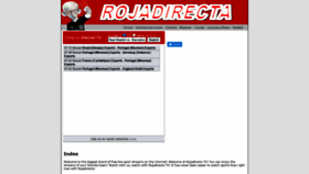 What Rojdirecta.eu website looked like in 2021 (3 years ago)