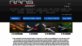 What Rans.com website looked like in 2021 (3 years ago)